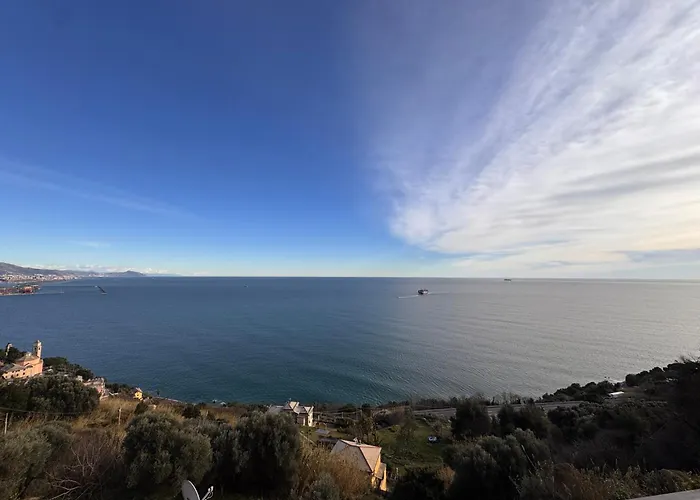 Marilu Vista Mare Con Giardino * ジェノヴァ